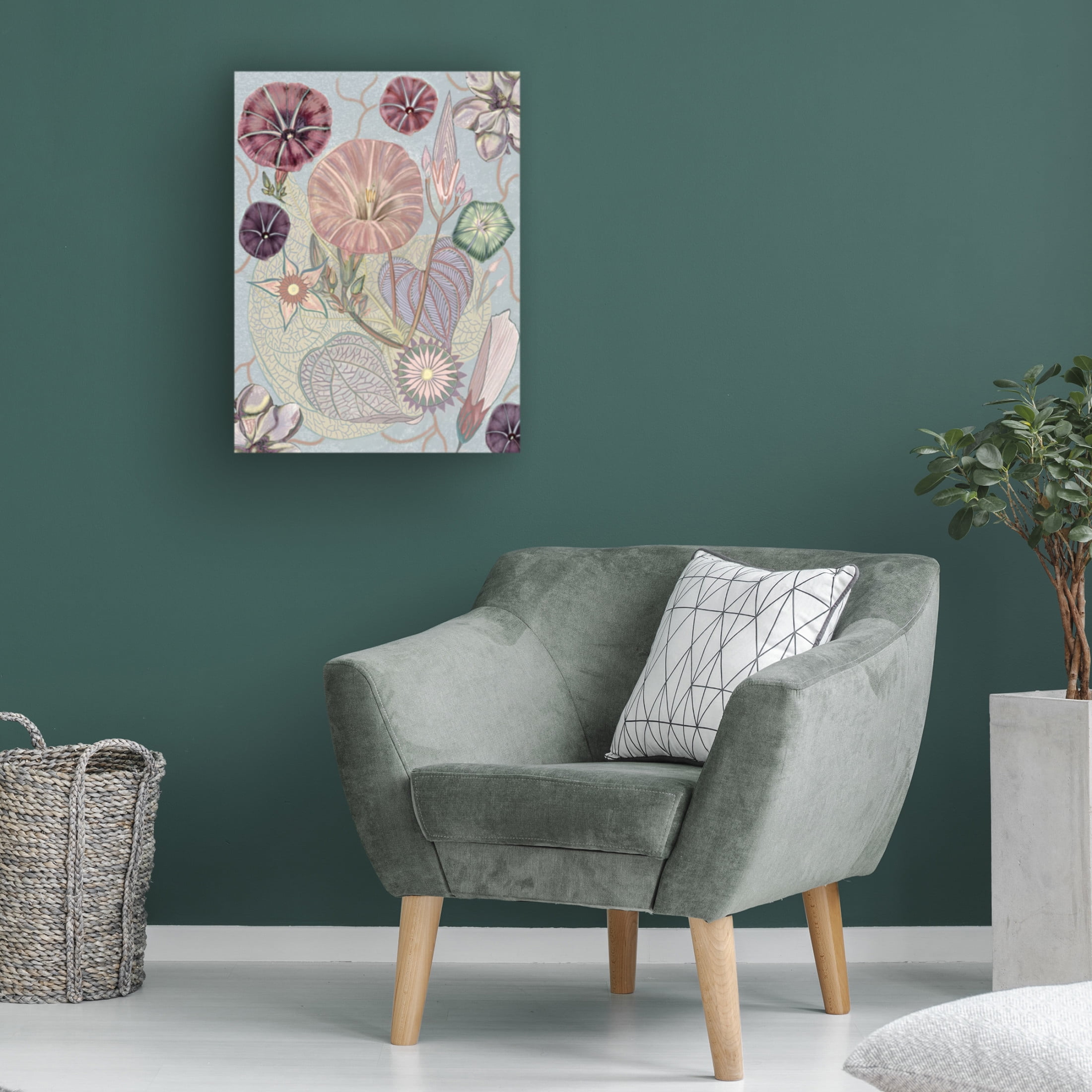 Trademark Fine Art giovanna nicolo Vintage Wildflowers Canvas Wall Art