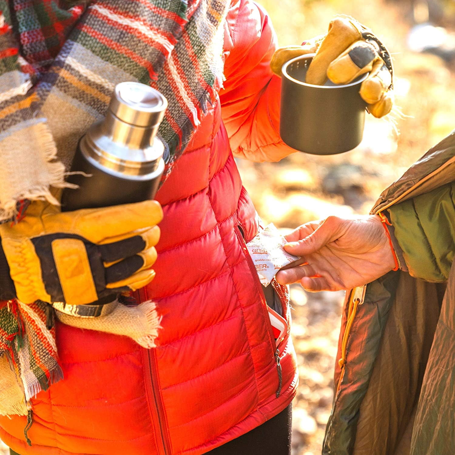 Grabber Hand Warmers - Long Lasting Natural Odorless Air Activated Warmers - Up to 10 Hours of Heat - 40 Pair , 3.5x2"