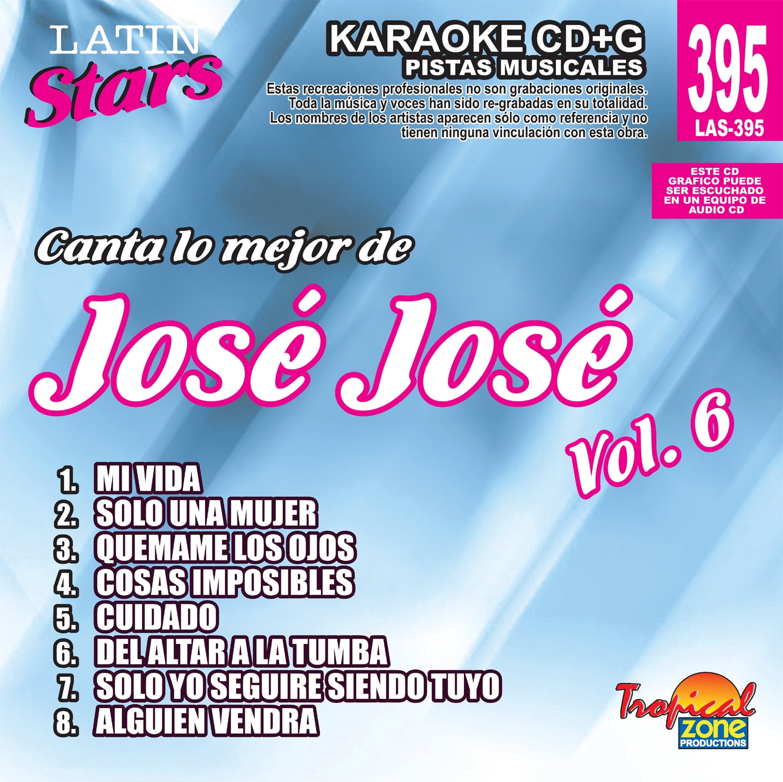 Karaoke Stelle Latine 19 - Jose Jose Vol. 1 - CD+G Multiplex - Nuovo USA