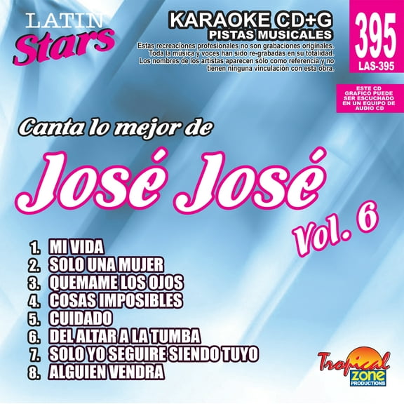 Karaoke Latin Stars 395 Jose Jose Vol.6