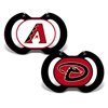 BabyFanatic Officially Licensed Unisex Pacifier 2-Pack - MLB Arizona Diamondbacks