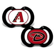 BabyFanatic Officially Licensed Unisex Pacifier 2-Pack - MLB Arizona Diamondbacks