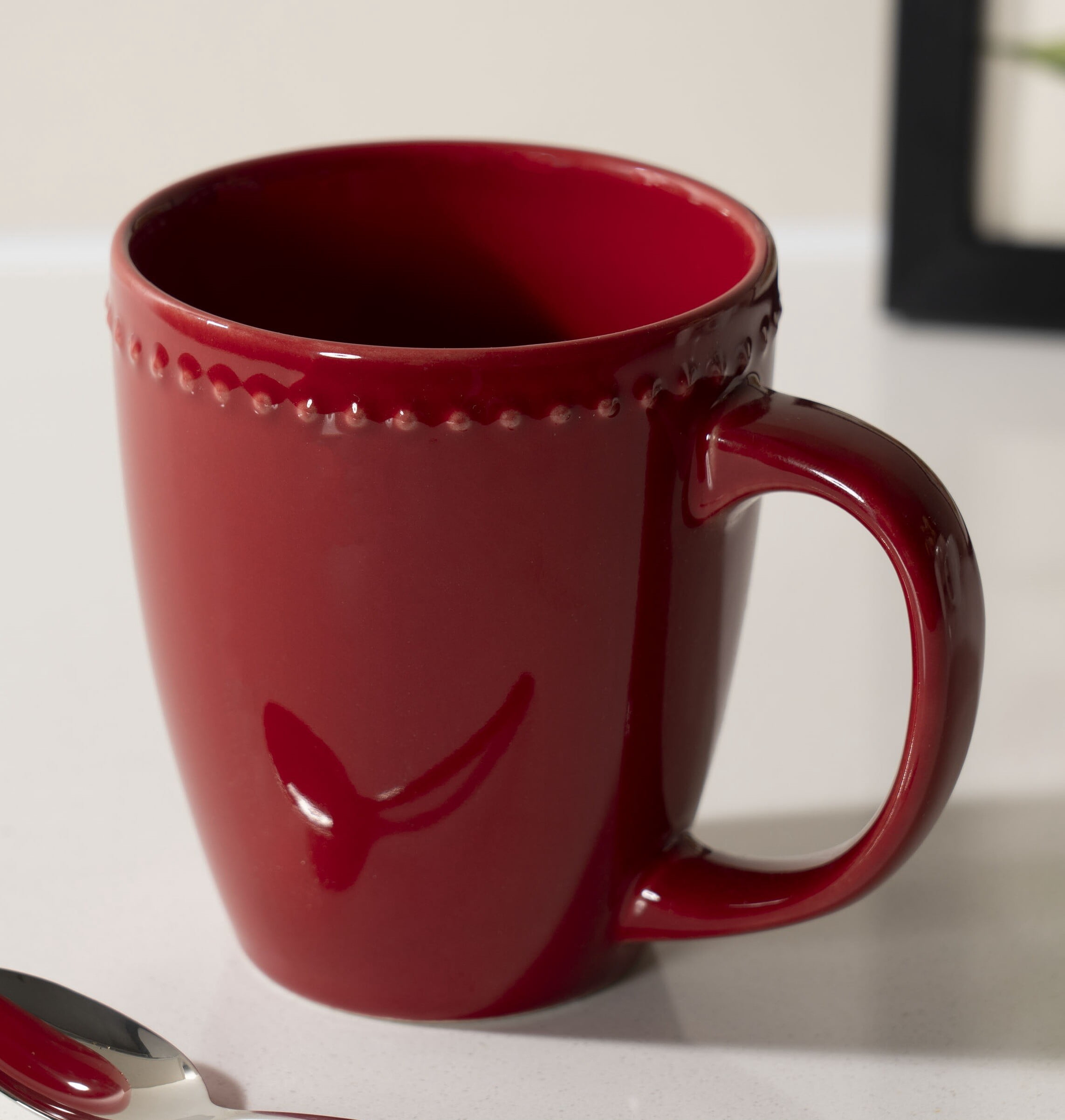 Mainstays 16oz Brynn Red Stoneware Mug