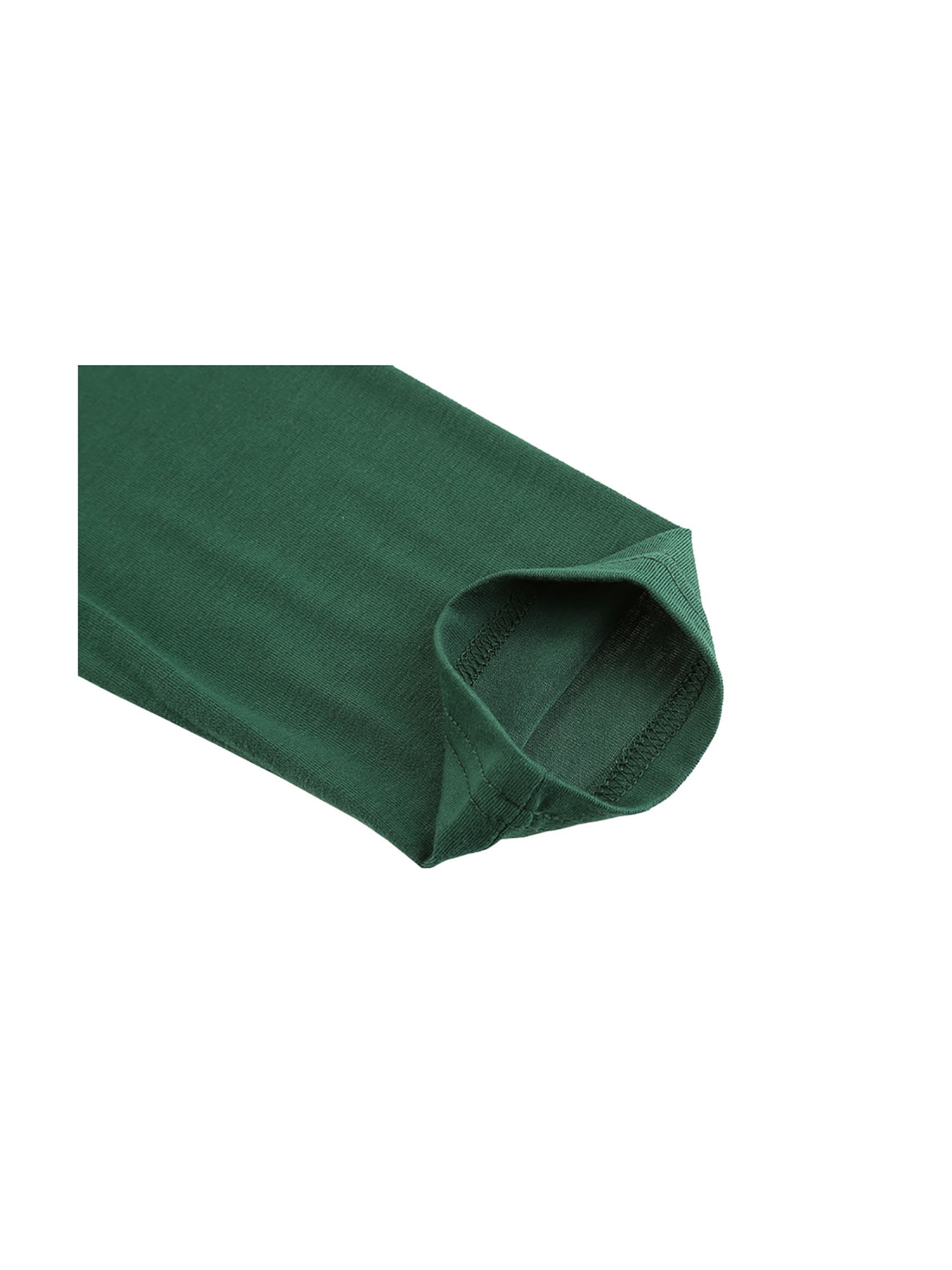 Unique Bargains Men's Pullover Lightweight Long Sleeve Top Turtleneck T-Shirt 46 Dark Green