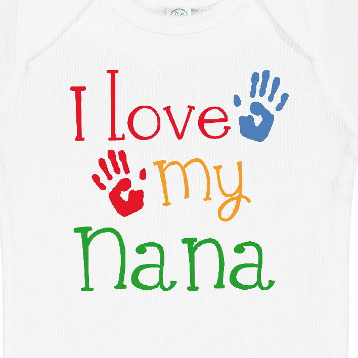 Inktastic I Love My Nana Boys or Girls Baby Bodysuit