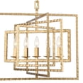 thumbnail image 5 of 336-GA Crystorama Lighting Capri - 5 Light Chandelier-Antique Gold Finish    -Traditional Installation, 5 of 8