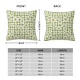 thumbnail image 2 of Pofeuu Daisies Flowers Print Double-sided plush pillowcase Square Throw Pillow Covers Pillows Cover for Living Room Bedroom Sofa Couch Cushion Cover（No pillow core）-18"x18", 2 of 7