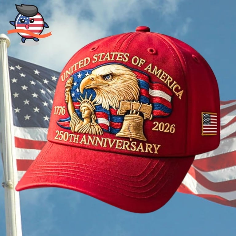 2/3 Eagle and Statue of Liberty - 250th Anniversary Caps  display picture 1
