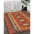 thumbnail image 2 of Ahgly Company Indoor Rectangle Contemporary Light Brown Oriental Area Rugs, 5' x 8', 2 of 6