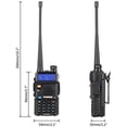 thumbnail image 3 of Radio bidireccional BAOFENG UV-5R 8W de doble banda, paquete de 4, 3 of 7