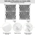 thumbnail image 2 of Wukai Zebra Garden Flags Double Sided Welcome Garden Yard House Flags Outside Outdoor House (Only Flag), 2 of 8