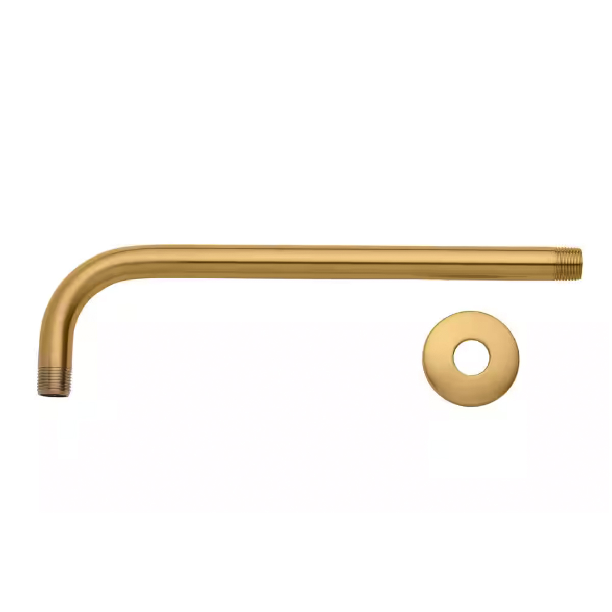 Ceybo 12 in. Shower Arm for Rain Showerhead in Brushed Gold