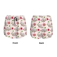 thumbnail image 6 of Uemuo Cartoon Koala Bear Pattern Women's Athletic Shorts High Waisted Running Shorts with Liner Pockets Gym Elastic Workout Shorts-Large, 6 of 9