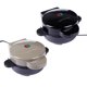 thumbnail image 1 of Paquete de 2 Fabricantes de Waffles Rellenos Curtis Stone Restaurados de 5" con Recetas y Cajas de Regalo Grises (Reacondicionados), 1 of 5