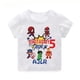 thumbnail image 3 of Niños 2 3 4 5 6 7 8 Cumpleaños Marvel SuperHero Summer Camisa de manga corta Los Vengadores Personalizar nombre Ropa de fiesta de cumpleaños, 3 of 4