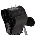 thumbnail image 3 of Ventilador de Estufa Jadeshay 6 Aspas Alimentado por Calor Negro, 3 of 8