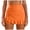 Orange, variant on Women's High Waisted Ruffle Swim Skirts with Short Tummy Control Ruched Bikini Swimsuit Bottoms (Orange, L)