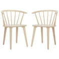 thumbnail image 3 of Safavieh Blanchard Scandinavian Wood Dining Side Chairs, White Wash (Set of 2), 3 of 8