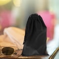 thumbnail image 4 of BESTYASH Black Ski Goggle Bag Lightweight Soft Drawstring Pouch for Outdoor Sunglasses Storage, 4 of 5