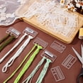 thumbnail image 5 of Embroidery Floss Bobbins 50pcs Floss Organizer Embroidery Thread Cards Clear Cross Stitch Thread Organizer Thread Holder Embroidery Cards for Sewing Storage Thread Organizer 1.2x1.9inch, 5 of 6