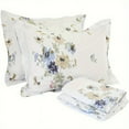 White Floral Bed Sheet Set
