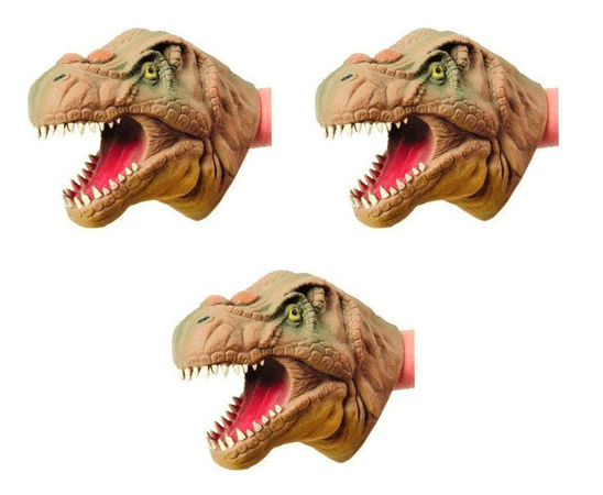 rubber dinosaur puppet