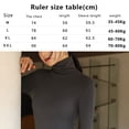 thumbnail image 3 of Camisas de manga larga con cuello alto para mujer, moda de otoño, capas básicas, ajustadas, ropa interior, 3 of 5