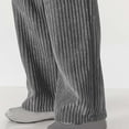 thumbnail image 7 of HOOMEUMY Baggy Corduroy Pants Men Vintage Loose Fit Wide Leg Sweatpants Elastic Waist Sports Long Trousers (Gray,M), 7 of 7