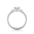 thumbnail image 3 of Golden Jewel 1.9 Ct Princess Cut Moissanite Engagement Ring - 14K White Gold Plated Ring for Her- Women's Prong Set Ring - Perfect Gift for Anniversaries Weddings and Special Occasions, 3 of 3