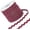 Dark Red, variant on Wave Bending Fringe Trim Sewing Ribbon with Plastic Empty Spools White 3/16 inch~3/8 inch(5~8.5mm) about 22~25m/strand 1strand