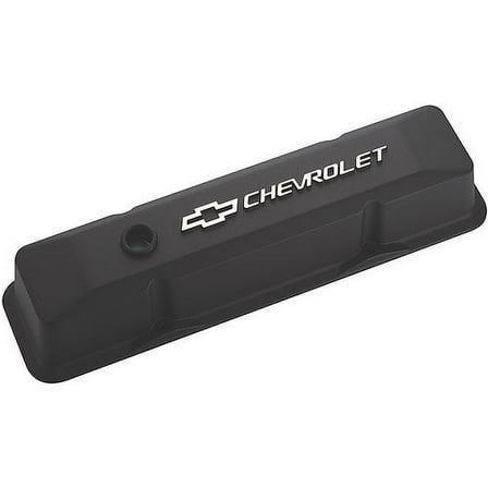 Proform 141-119 PFM141-119 SBC BOWTIE DIE-CAST V/CVRS BLK Fits select: 1967-1986 CHEVROLET CAMARO, 1969-1986 CHEVROLET C10