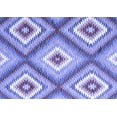 thumbnail image 1 of Ahgly Company Machine Washable Indoor Rectangle Southwestern Blue Country Area Rugs, 5' x 7', 1 of 4