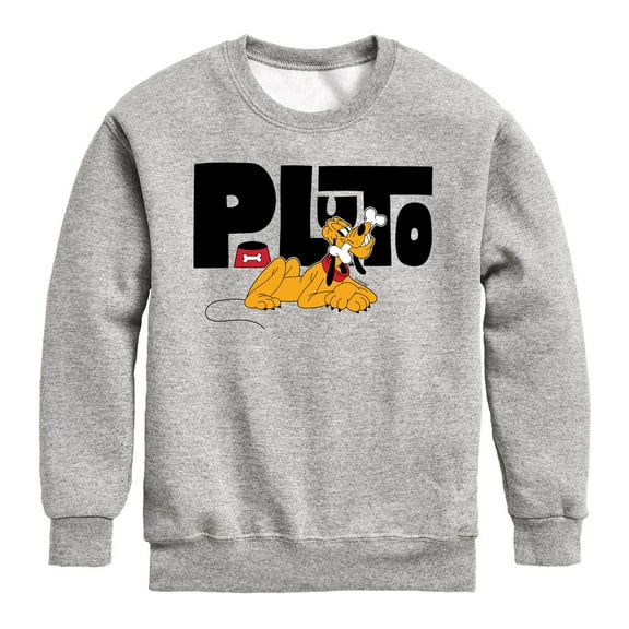 Mickey & Friends - Pluto - Toddler And Youth Crewneck Fleece Sweatshirt