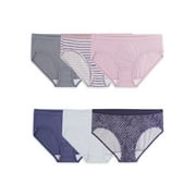 Fruit of the Loom Women's Hipster Underwear, 6 Pack, Sizes S-2XL