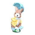thumbnail image 2 of Figura de conejo de Pascua, estatua de conejo, bonita estatua de dibujos animados para jardín, regalo de Pascua para dormitorio, estante para césped, Conejo macho, 2 of 9