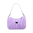 thumbnail image 2 of Bolsa Bolso de mano plisado a la moda para mujer. bolso informal de hombro para axilas de PU (púrpura) Ehuebsd Nuevos Originales, 2 of 9