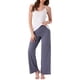 thumbnail image 2 of Camiseta sin mangas de cuello en V para mujer INSPIRE CHIC, top de pijama de tirantes finos, color blanco, 2 of 6