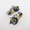 thumbnail image 3 of Pair 3D Metal Charger SRT8 Super Bee Logo Car Emblem Badge Sticker Decal for Dodge, 3 of 8