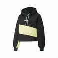 thumbnail image 2 of Puma Puma Intl Hoodie Tr Womens Active Hoodies Size Xs, Color: Black/Yellow, 2 of 2