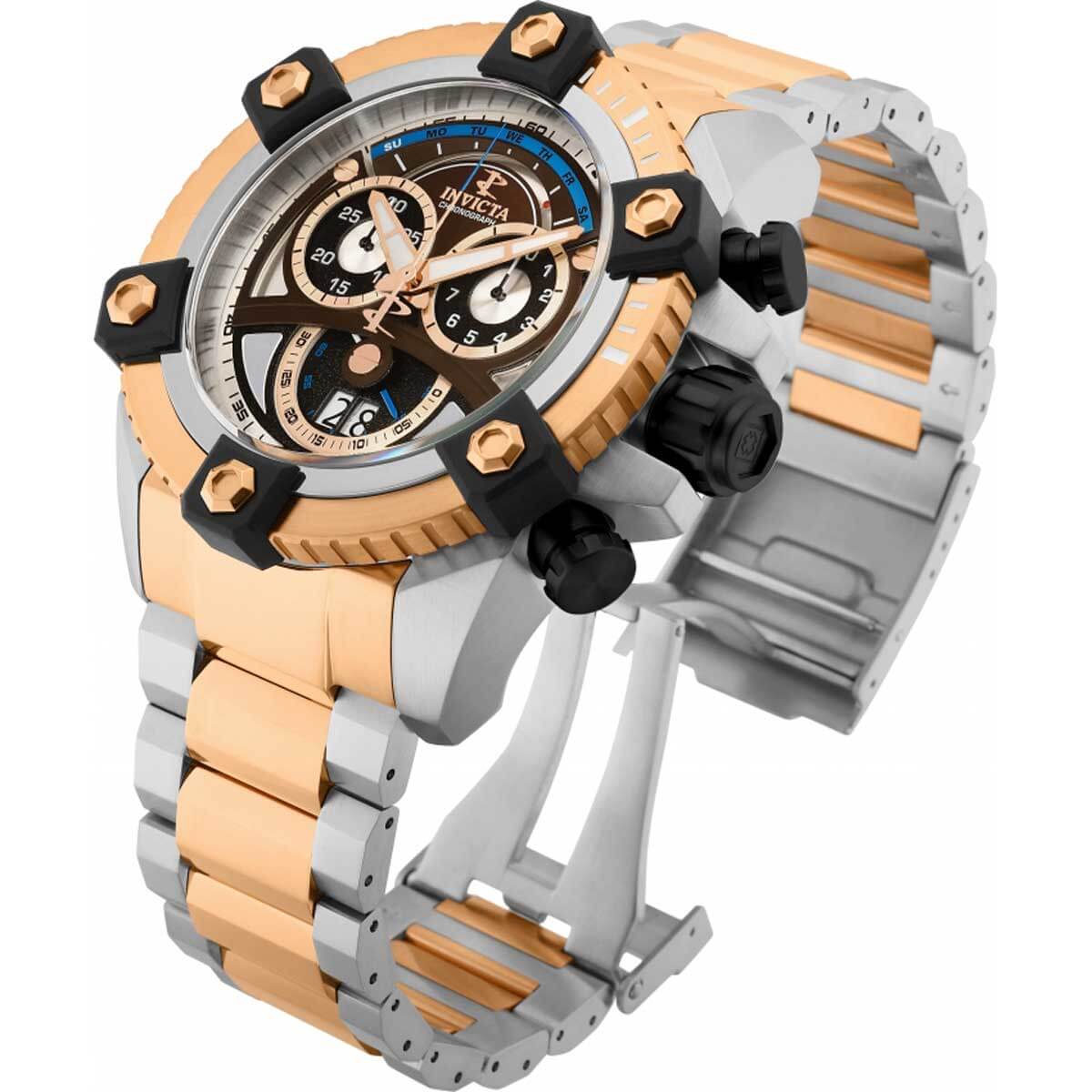 Invicta 0337 Reserve Arsenal Swiss Made Chronograph 56mm Two Tone Men\'s Watch Invicta Men main image 2