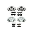 thumbnail image 3 of PowerStop Front and Rear Z23 Evolution Sport Carbon-Fiber Ceramic Brake Pad and Drilled & Slotted Rotor Kit Fits: LEXUS TOYOTA Select Models K4117, 3 of 10