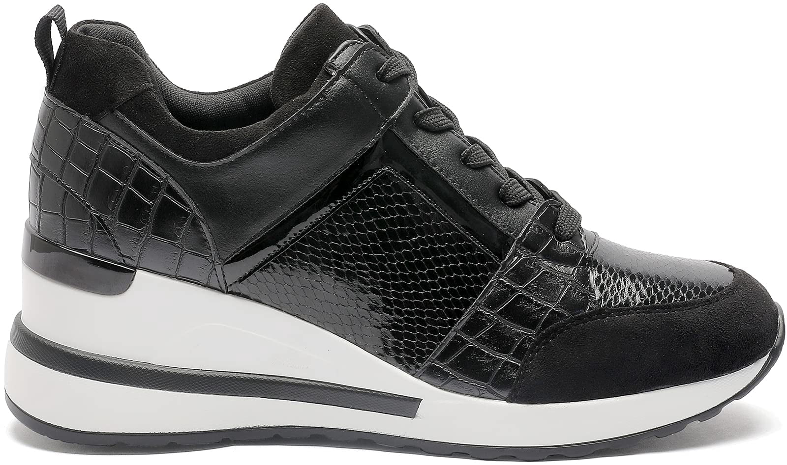 Yolanda Zula Wedge Sneakers for Women - Wedge Tennis Shoes Non-Slip Women Fashion Sneakers