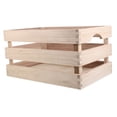 thumbnail image 3 of FONDOTIN 1PC Wooden Storage Box Brown Display for Office Use, 3 of 8