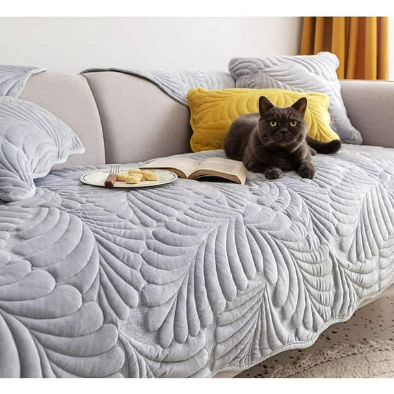 Sofa Cover Non-Slip Sofa Blanket, Sofa Protection 1 2 3 4-Seater L Shape Sofa Protector, Dog Cat Throw Dog Blanket Corner Sofa Protective Blanket Sofa Protection Dog Scratch Protection Cat