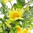 thumbnail image 4 of Northlight Lemon and Daisy Springtime Half Wreath - 22" - Yellow, 4 of 6