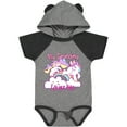thumbnail image 3 of Inktastic My Grandma Loves Me Unicorn Girls Baby Bodysuit, 3 of 5