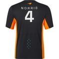 thumbnail image 3 of Men's Castore Lando Norris Charcoal McLaren F1 Team Replica Set-Up Driver T-Shirt, 3 of 4