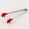 thumbnail image 4 of Bearachild Pinzas para cubitos de hielo, abrazadera para barra de refrigeración de granos, Mini pinza de acero inoxidable para azúcar, cocina, Cocina y Comedor Rojo Manos, 4 of 6