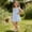 Blue, variant on Girls Cotton Sleeveless Gingham Duck Embroidered A-Line Summer Casual Dress for Kids Little Girls 2-8 Years Blue,Size 6-7 T