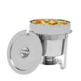 thumbnail image 5 of Miumaeov 11L/9.9Qt Soup Warmer Soup Chafer Station with Water Pan 201 Stainless Steel Food Warmer Catering Supplies Includes Fuel Holder, 5 of 14